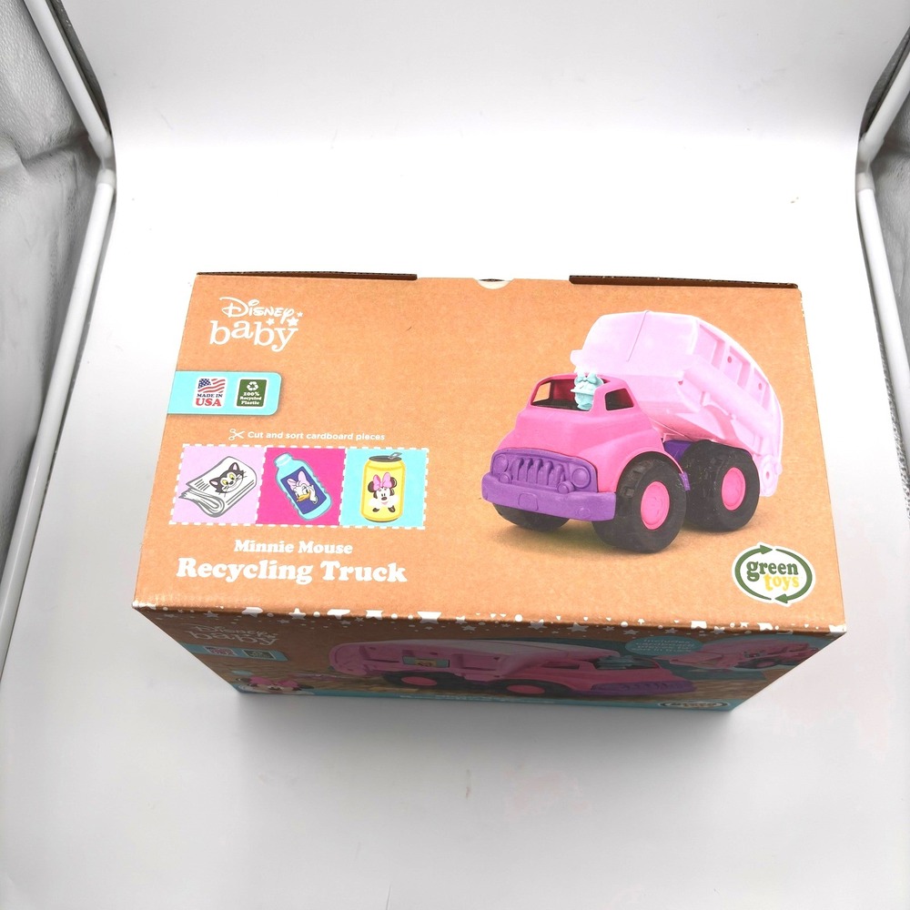 Disney Baby Green Toys Minnie Mouse Recycling Truck Toy Made in USA - Picture 6 of 6